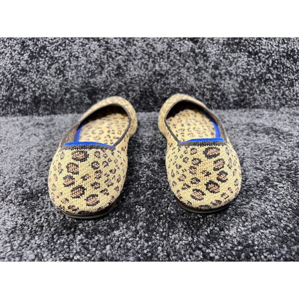 Rothy's The Point Leopard Print Ballet Flats Women's Size 10 - Picture 5 of 8